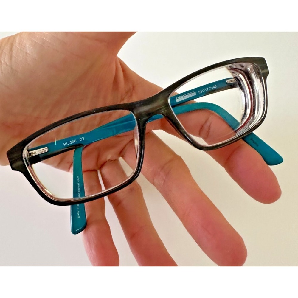 Headlines Frames Glasses 53 17 145  Teal Brown HL 306 3C